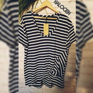 Halogen Ivory janet top